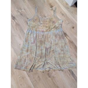Forever 21 Custom OOAK Tie Dyed Burnout Tank Dress